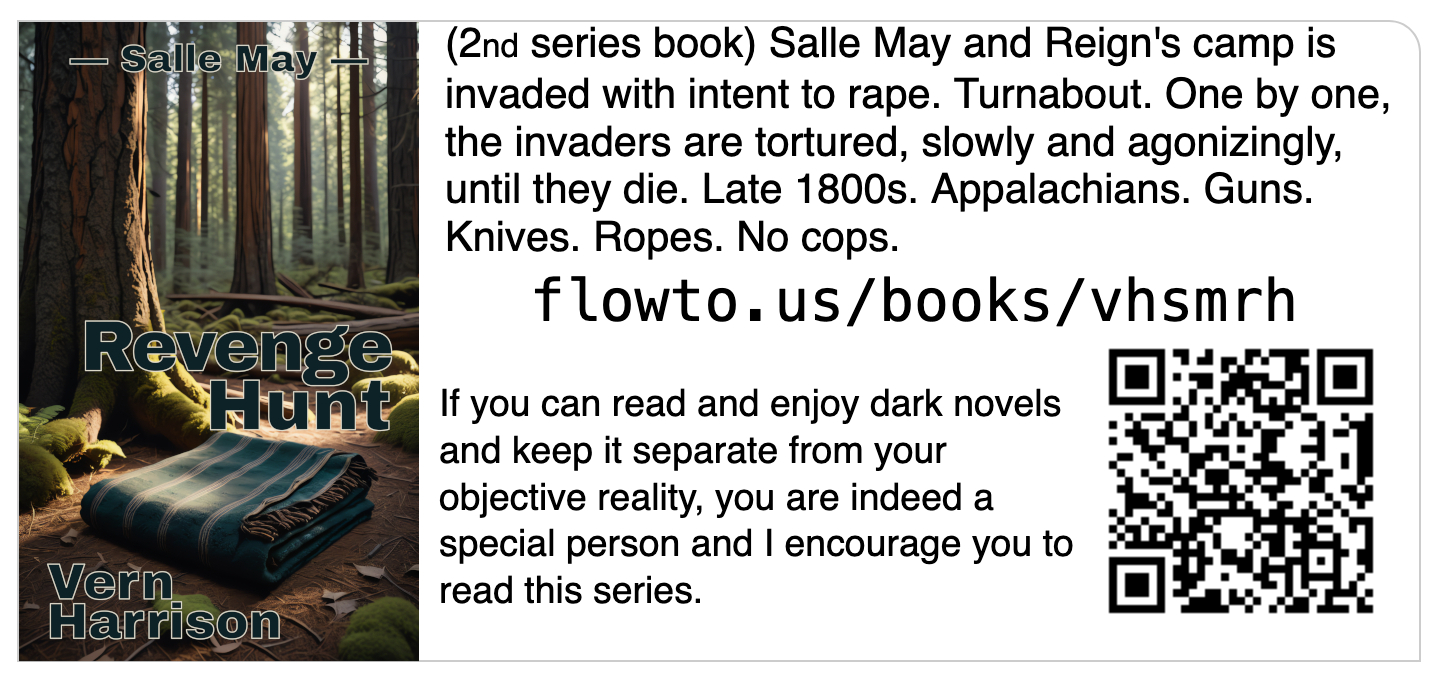"Salle May; Revenge Hunt" novel description